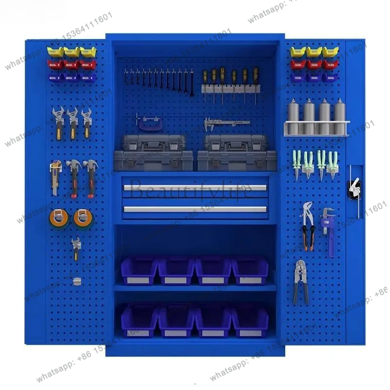 Workshop Tools Cabinet - Tool Cabinet Workshop Hardware Toolbox Double