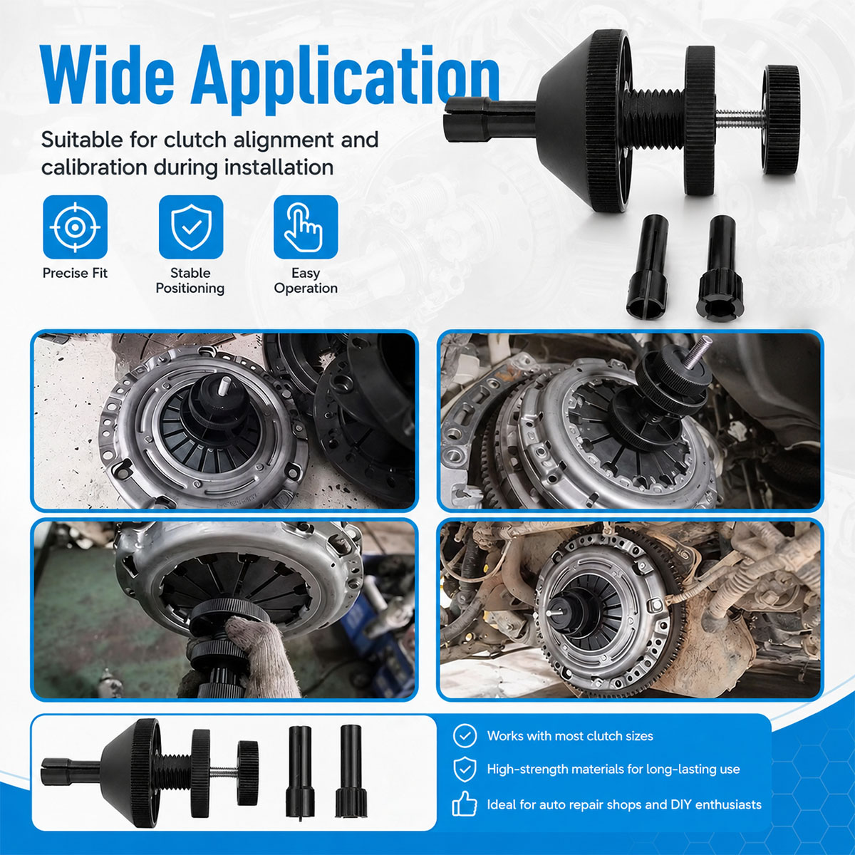 1/2/4P Clutch Alignment Tool U - Workshop Tools Center review and price