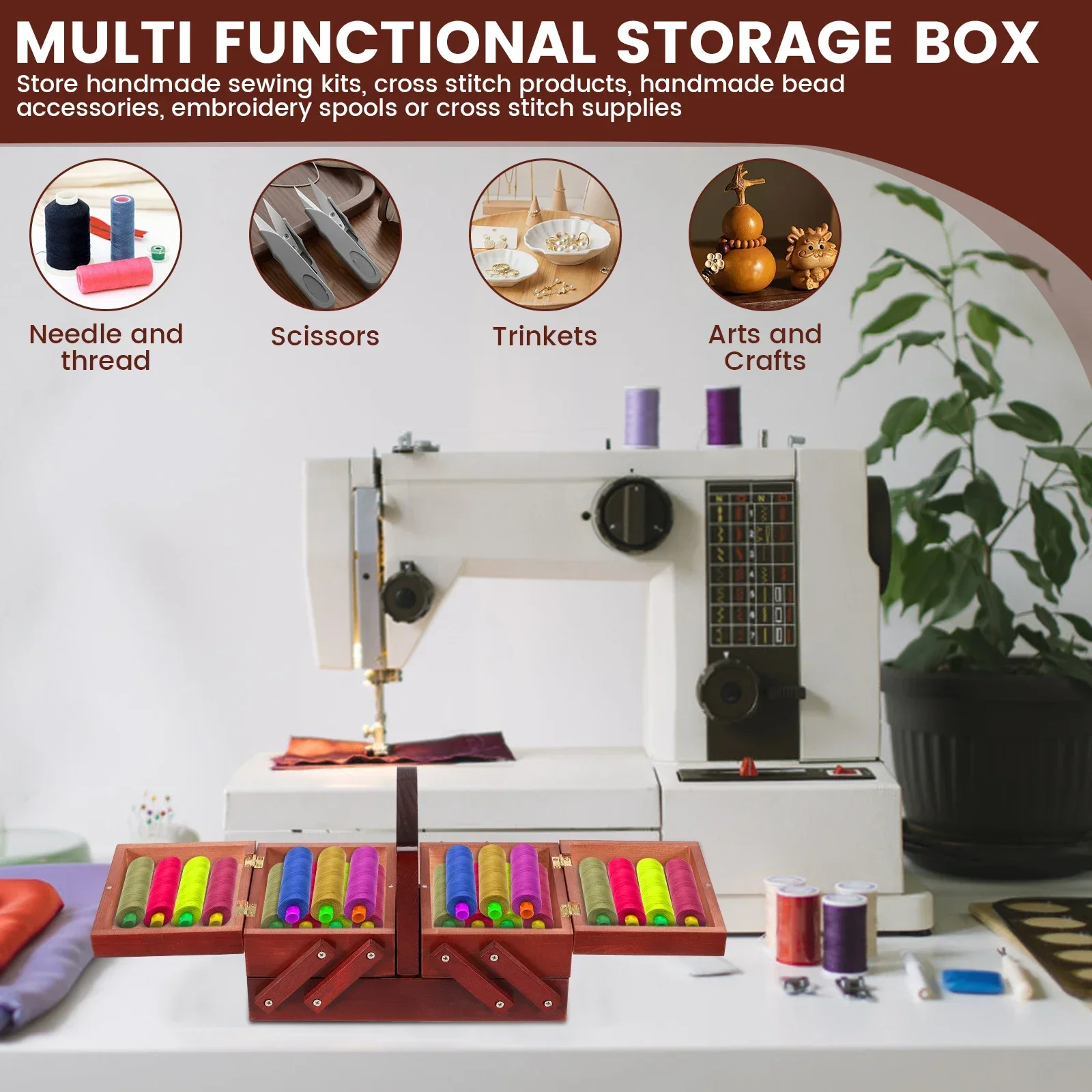 Expandable Sewing Thread Box W - Workshop Tools Cabinet review and price
